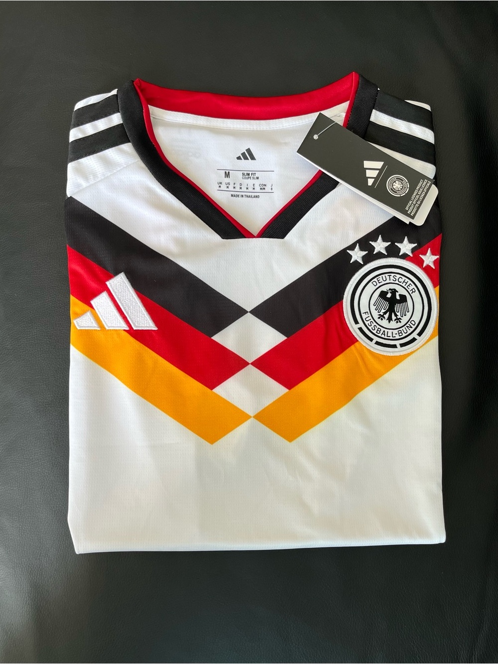Adidas Germany National Team White Football Shirt - Men Size M